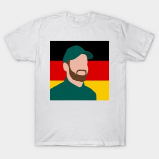 Sebastian Vettel Face Art - Flag Edition T-Shirt